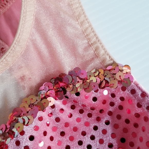 A WISH COME TRUE Gala Pink Ballet Leotard Tutu Dress Dance - Picture 9 of 15